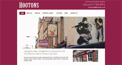 Desktop Screenshot of hootons.co.uk